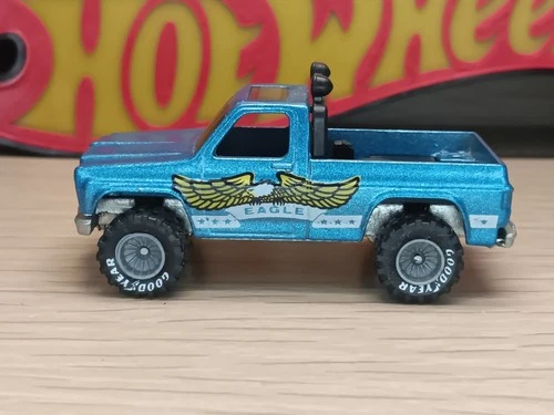 Vintage Hot Wheels 1983 Real Riders Bywayman Grey Hubs Silverado Square Chevy NM