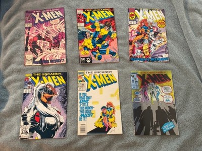 Marvel Uncanny X-Men Comic Lot (6)#247 #277 #281 #290 #303 #244 is a facsimile