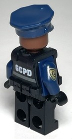 LEGO SH0417 GCPD Officer (2017, Batman, Swat Gear, DC Universe, 70915) Canadian
