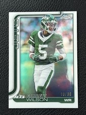 2025 Garrett Wilson Topps Chrome silver  18/30