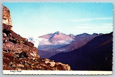 Postcard Long's Peak Rocky Mountain National Park Trail Ridge Road CO