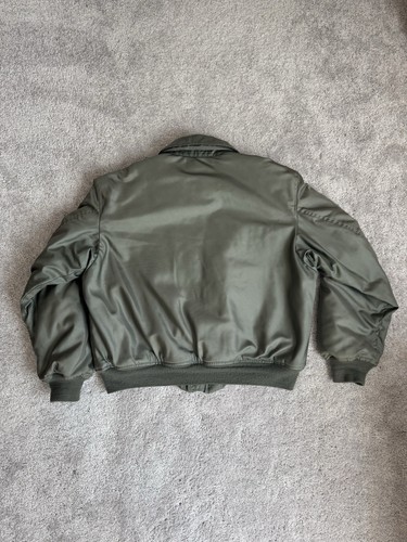 Vintage USAF Mens XL Flyers CWU 45P Flight Jacket Military Air Force Isratex - Picture 3 of 12