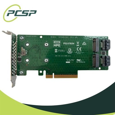 HP 759505-001 Dual Drive SATA M.2 PCIe Riser Card Low Profile