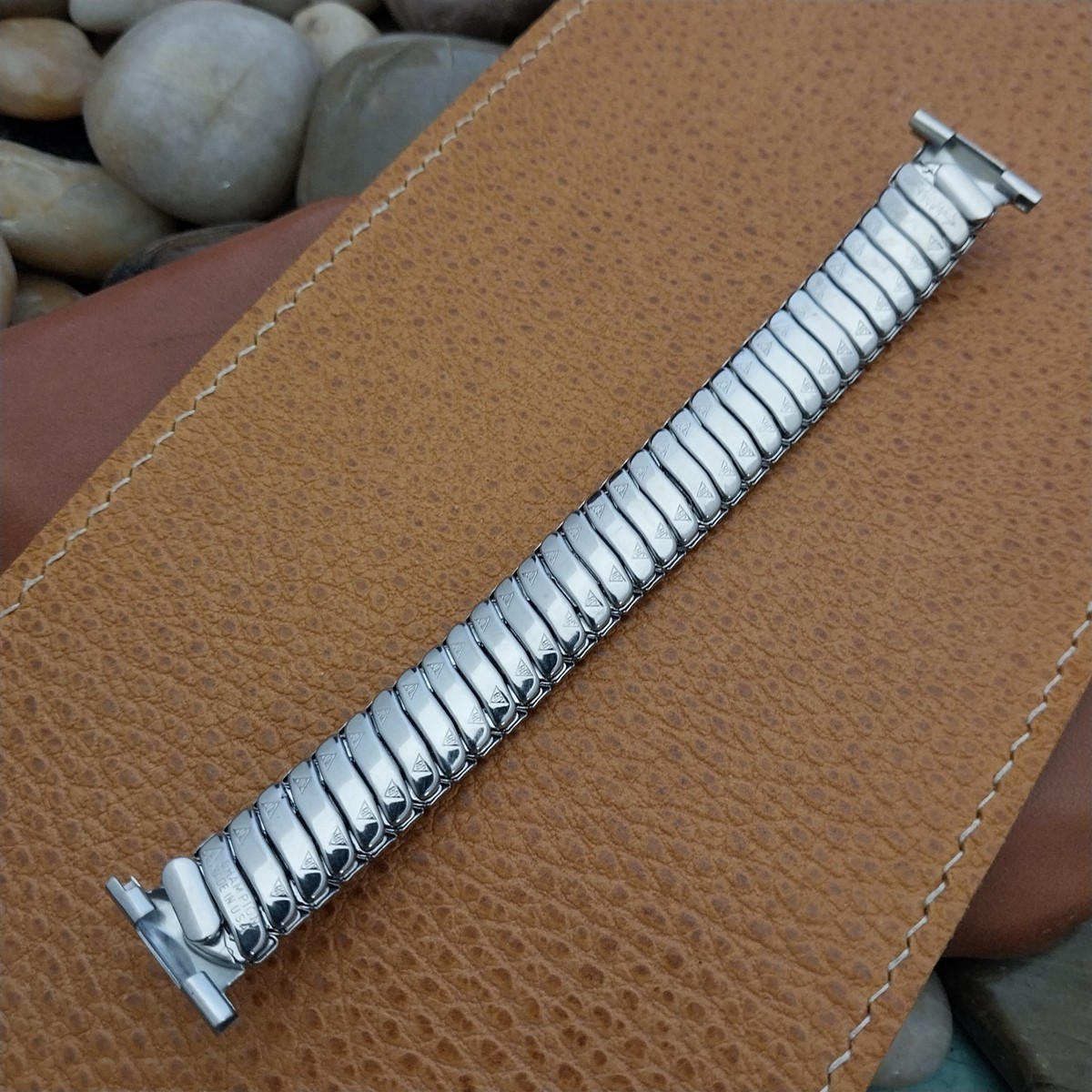 1950s Stainless Steel JB Champion USA Lance Quality Short nos Vintage Watch Band View 5