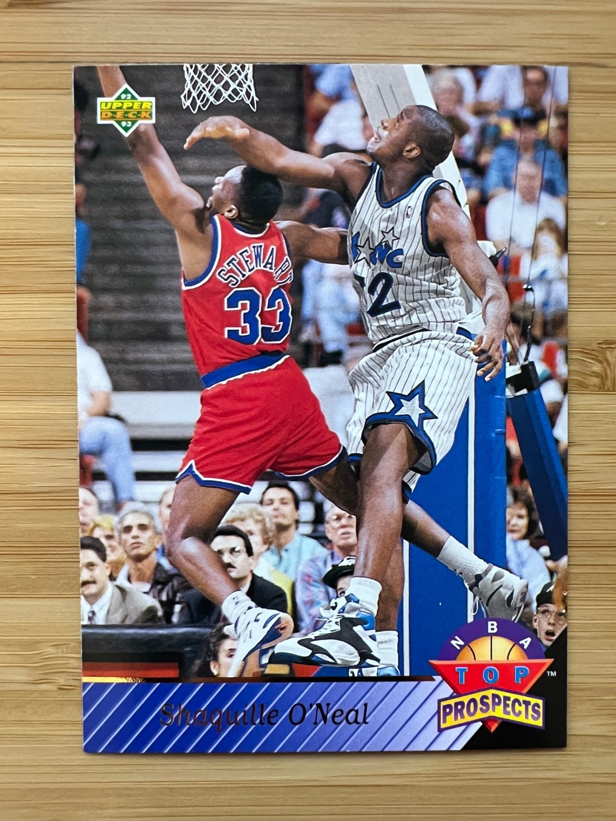 1992-93 Upper Deck SHAQUILLE O'NEAL Top Prospects (RC) Rookie #474 Orlando Magic