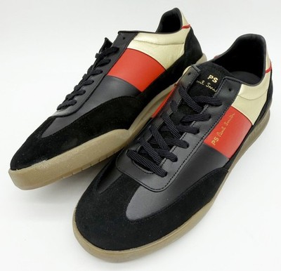 PAUL SMITH RETRO STYLE LEDER / WILDLEDER / SNEAKER SCHUHE NEU SELTEN UK10 EU44 US11