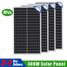 100W-400W Watt 12V Monocrystalline Solar Panel RV Camping Off Grid Caravan Boat