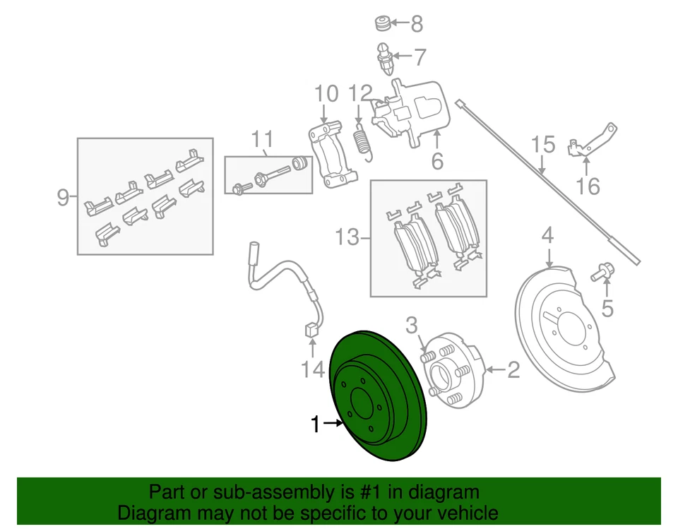 Rotor original Volkswagen 7B0-615-601-B Foto 2 de 2