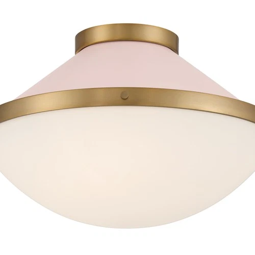 Crystorama Lighting Group XAN-8002 Xander 2 Light 16"W Flush - Vibrant Gold / - Picture 12 of 12