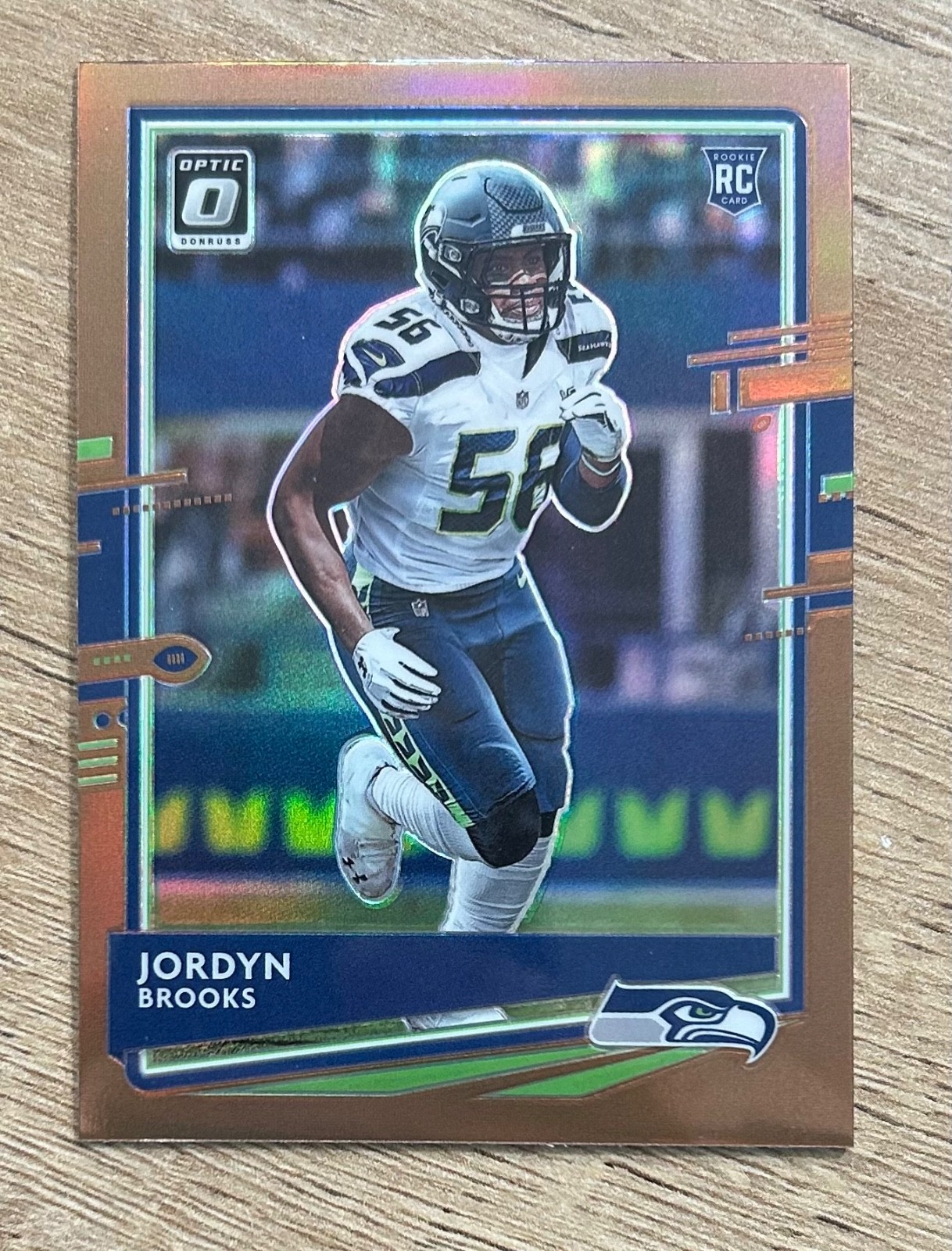 Jordyn Brooks Panini Donruss Optic #107 Bronze