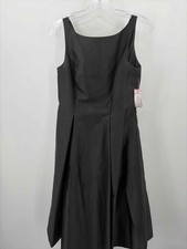 Pre-Owned Adrianna Papell Black Size 4 Maxi Evening Gown