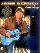 John Denver Anthology Piano Vocal Sheet Music Guitar Chords 54 Folk Songs Book