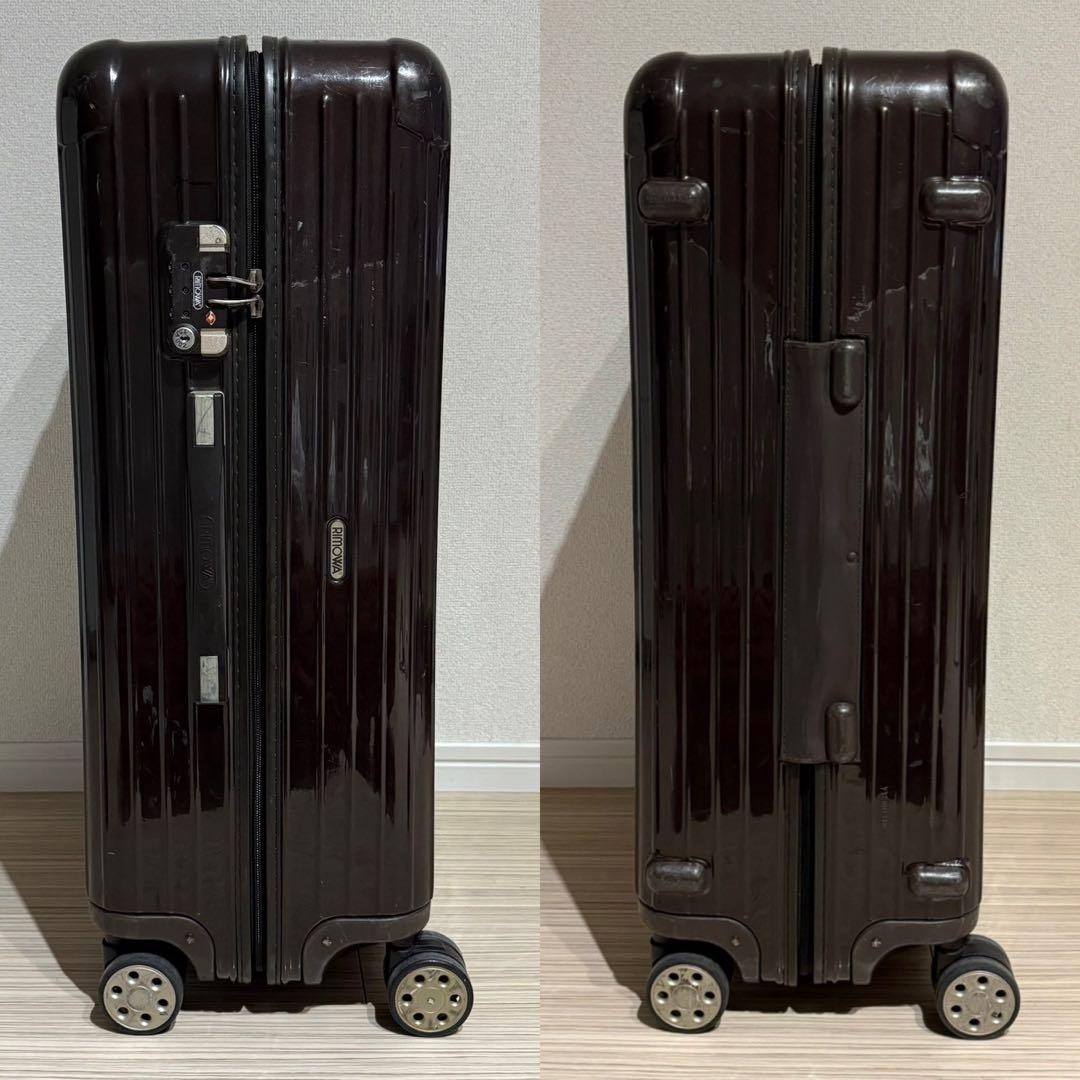 RIMOWA サルサ　82リットル Rimowa Salsa Deluxe 82L Brown 4 wheels Carry Case Suitcase USED | eBay