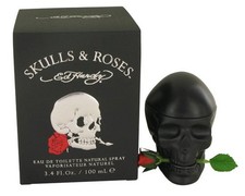ED HARDY SKULLS  ROSES  Christian Audigier 3.4 oz / 100 ml EDT Men Spray