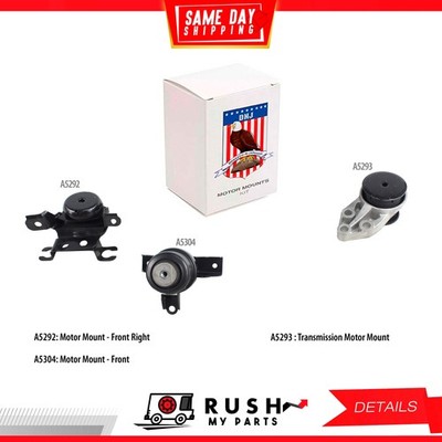 01-04 NEW Motor & Trans Mount Kit For Ford 2.0L-3.0L V6 DOHC 24v DNJ MMK1070