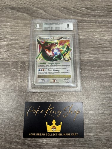 Rayquaza C LV.X graded BGS 9 for sale on eBay