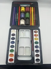 Vintage Unused Prang Painting Case Art Set Portable Paint Kit Water Colors