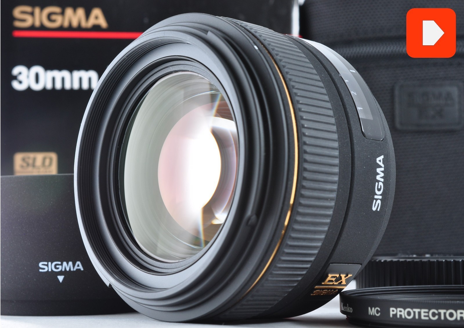 [Fast unbenutzt] SIGMA 30mm f/1.4 EX DC HSM für Nikon #095406...