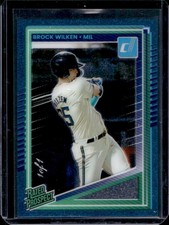 2025 Panini Donruss Brock Wilken Clearly Rated Prospects Platinum #1/1 Brewers