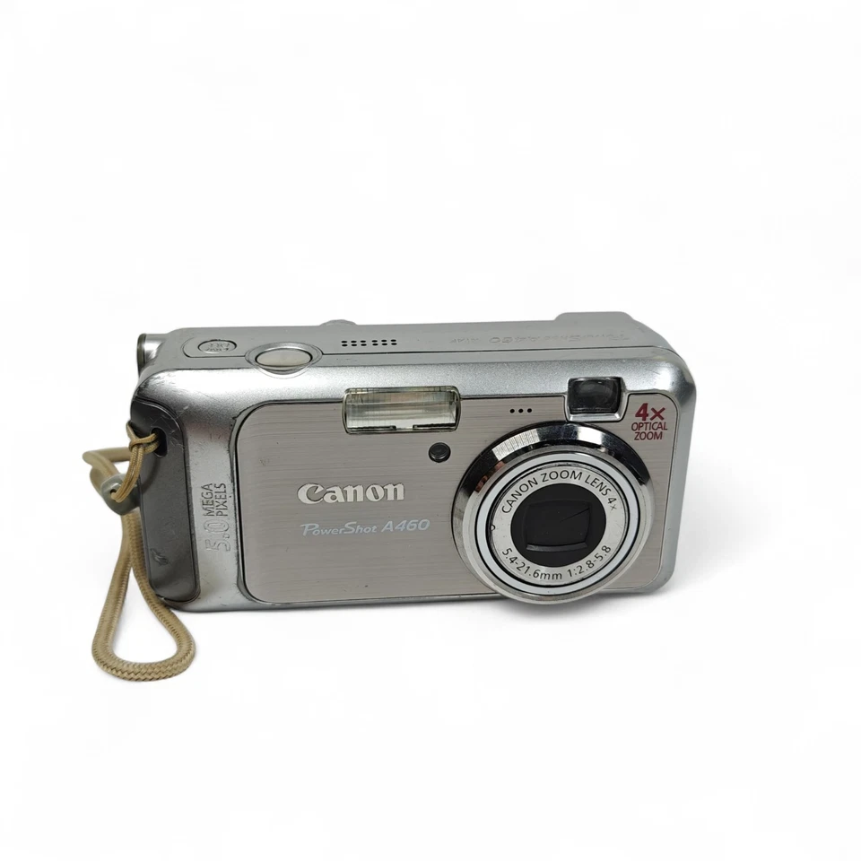 Canon PowerShot A460 5MP Digital Camera Silver Retro Y2K Digicam Boxed - Image 2 of 4