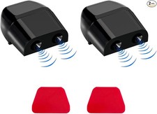 2 PCS Deer Whistles for Car, Automotive Save a Deer Whistles-2 PCS-Black