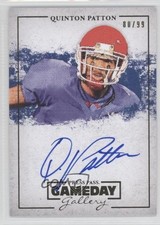 2013 Press Pass Gameday Gallery Gold 80/99 Quinton Patton #GG-QP Auto 1j6