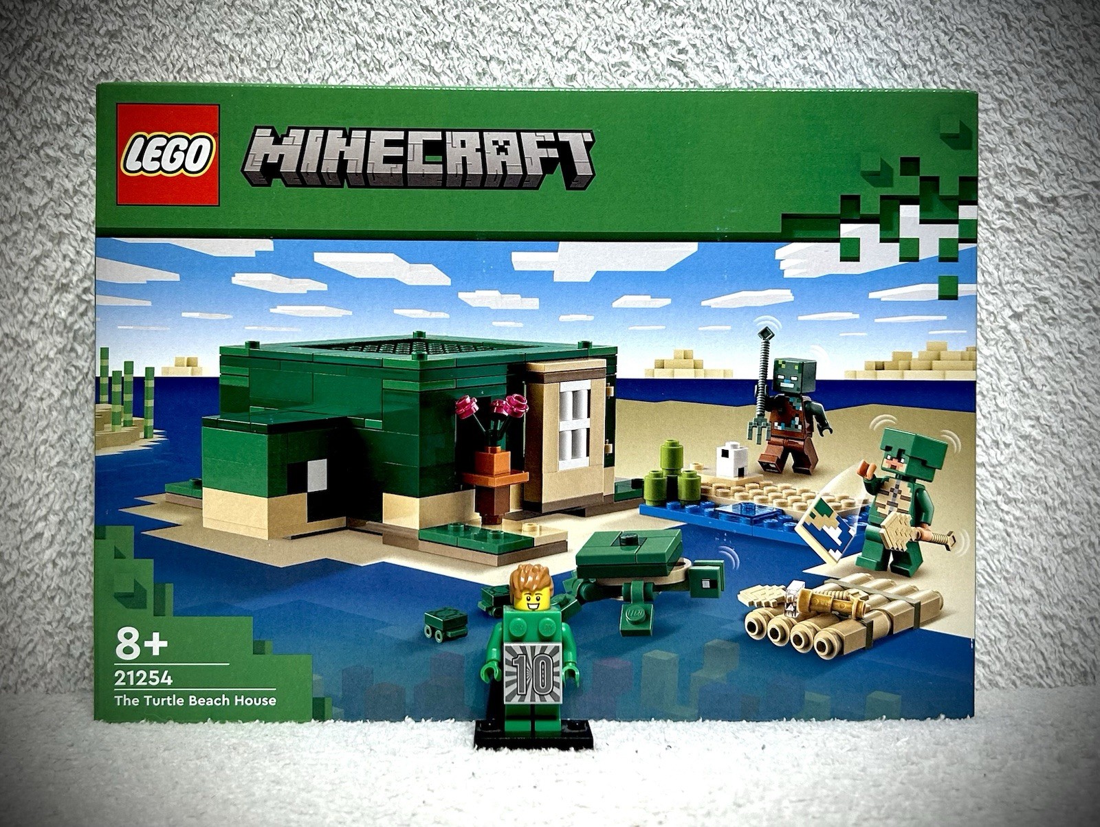 LEGO Minecraft Minifigur - min162 - Schildkrötenkrieger - aus 21254 - Bild 6