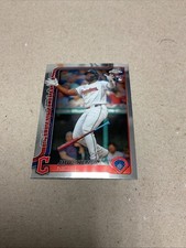 2025 Topps Pro Debut Cleveland Rookie Jhonkensy Noel Topps Chrome Rookie Card