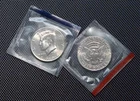 2000 P & D Kennedy US Mint BU Half Dollar 2  Coin Cello Set