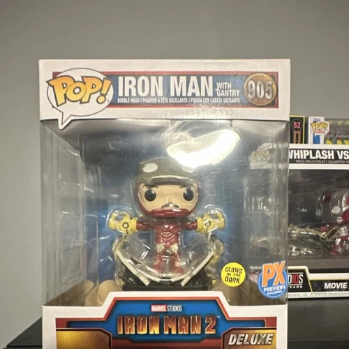 Funko Pop! Vinyl Iron Man with Gantry #905 PX Previews Exclusive Glow