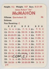 1983 APBA Football 1982 Season Jim McMahon 0q3