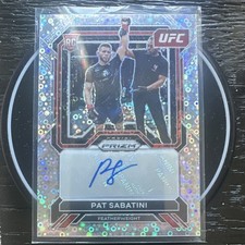 Panini 2023 Prizm UFC Pat Sabatini Rookie Autograph Superstar Under Card #SA-PSB