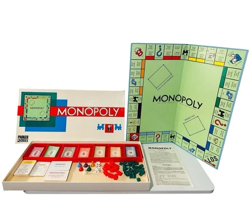 1960s German Monopoly N.V. Smeets & Schippers, Parker Brothers 601 1009 Vintage