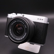 Fujifilm X-E4 Mirrorless Camera Silver XC15-45mm Lens Kit SC:47 Exc 4 2355
