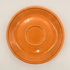 Homer Laughlin Fiesta Tangerine Saucer 5 7/8" Diameter Vintage Fiestaware