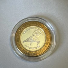 Treasure Island Rare 1995 10 Dollar Gaming Token Limited Edition .999 Silver #28