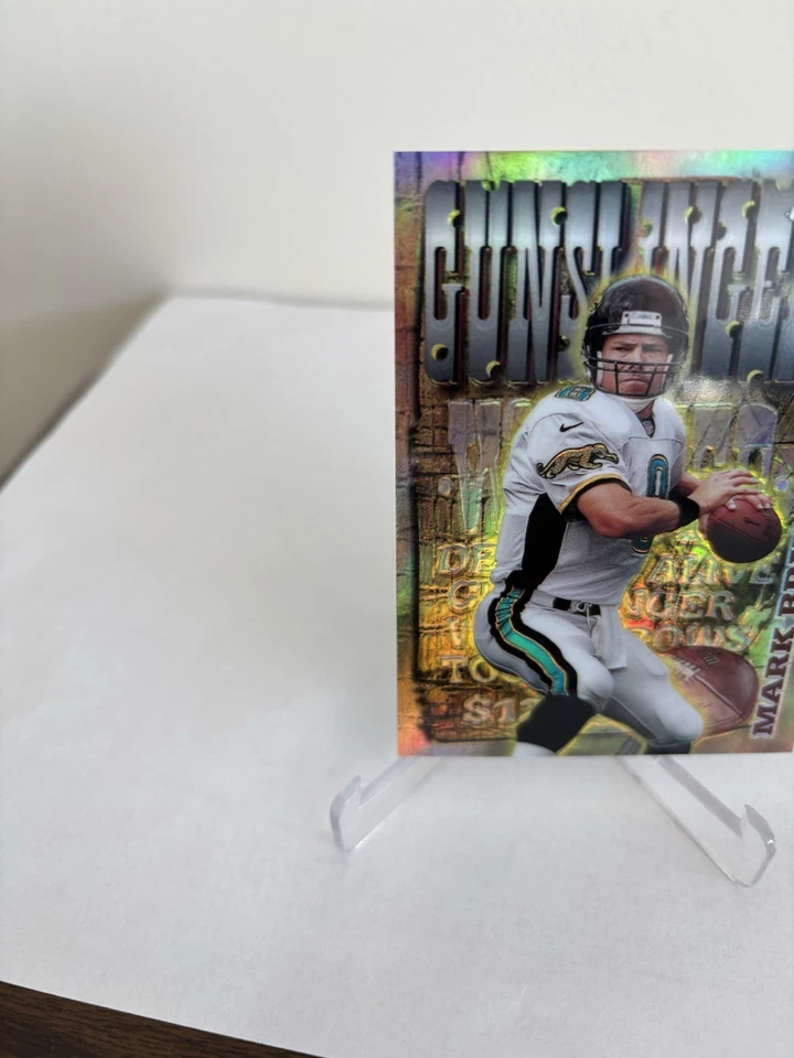 1998 Topps Chrome Seasons Best Mark Brunell Gunslingers Refractor #7 Jaguars NM - Image 3 of 4