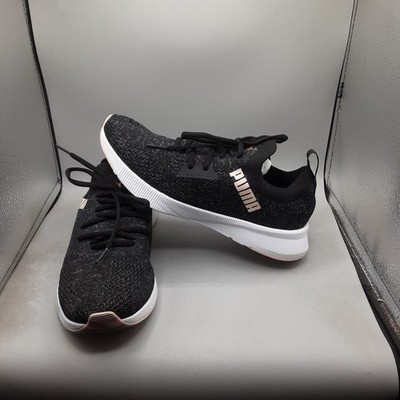 Puma Women's Flyer Runner Engineer Knit 8.5 Black 192791-13