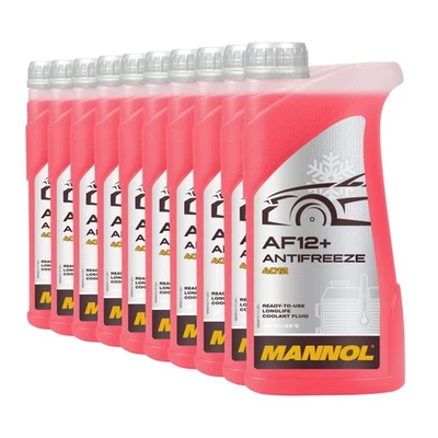 MANNOL Antigel AF12+ Longlife Prêt à l’emploi, 10x1 L - Photo 1/4