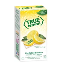 True Lemon Sugar Free, On-The-Go,Caffeine Free Pow Drink Mix (100 Packets)