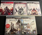 Assassins Creed 2, 3, Brotherhood, Revelations, Black Flag PS3 Bundle Lot of 5