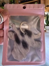 Cow Keychain, fur on both sides, faux leather, new, Western, bull