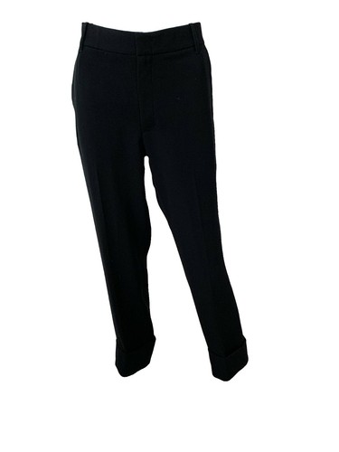 Vince Black High Waisted Cuffed Pants 