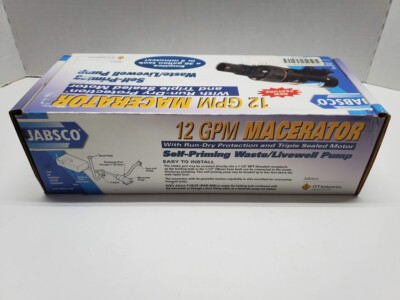 18590-1000 Macerator Pump JABSCO 12v DC 16amp 12 GPM for sale 