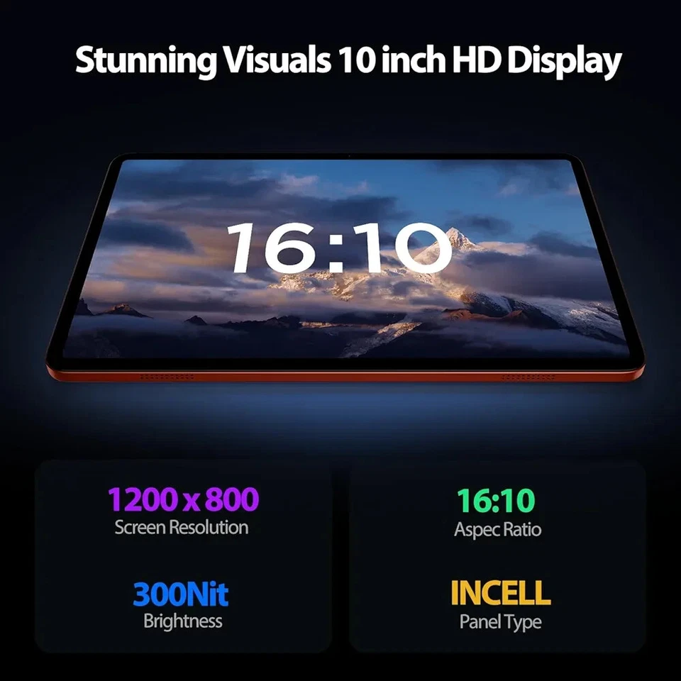 Android Tablet, 10 inch Android 14 Tablet, Octa-core CPU, RAM 12GB, ROM 128GB... - Image 3 of 4