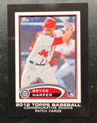 その他 2014 Topps Bryce Harper patch auto 2014 Topps Manufactured Commemorative Rookie Card Patch