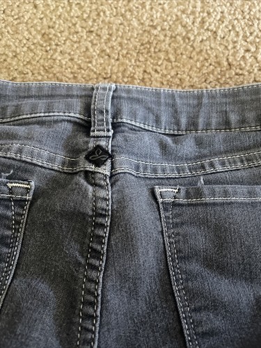 prAna schwarze Damenjeans Etikett Größe 4/27 tatsächlich 30”x 28,5” - Bild 8 von 9