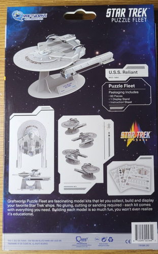 Star Trek Puzzle Fleet USS Reliant NCC-1864 8 sheets, 60 PCS and 1 display stand - Picture 2 of 3