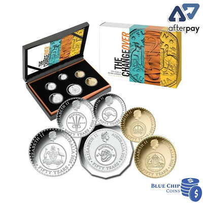 2016 Changeover 50 Years of Decimal Currency 6 Coin Proof Set