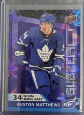 Auston Matthews 2021-22 Upper Deck Ice Sub Zero #SZ-11 NHL Hockey Card Toronto